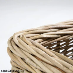 51 Degrees North Rattan Bed -Online Haustier Lieferungen 51 degrees north rattan bed 209192 0500 none