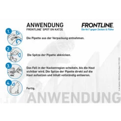 Frontline Spot On Katze -Online Haustier Lieferungen frontline spot on kat 183901 0500 none
