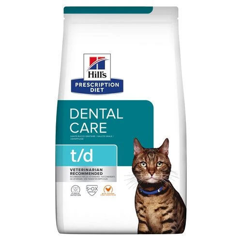Hill's T/d - Dental Care - Prescription Diet - Feline 1 Hill's T/d - Dental Care - Prescription Diet - Feline